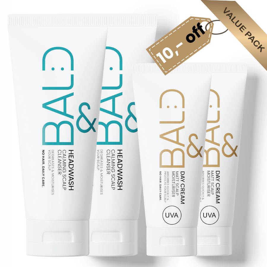 Bald Head Value Pack 4x