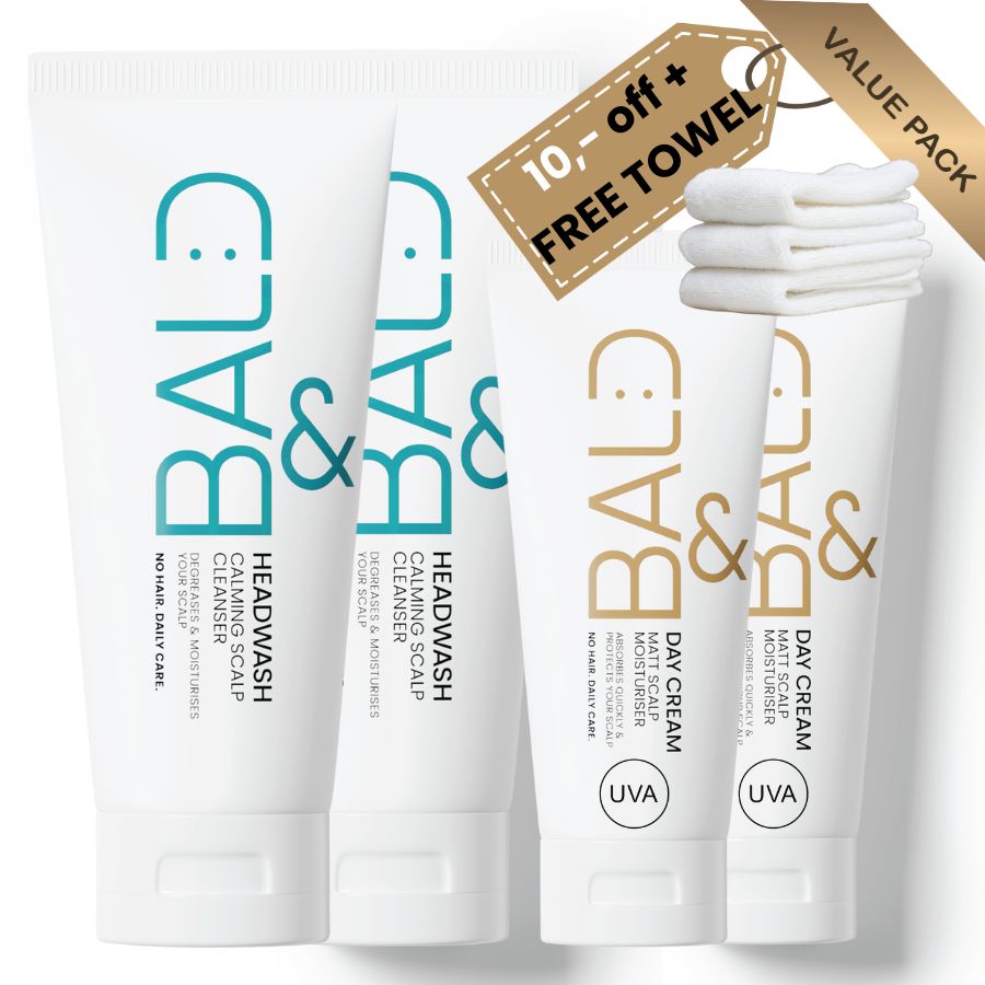 Bald Head Value Pack 4x